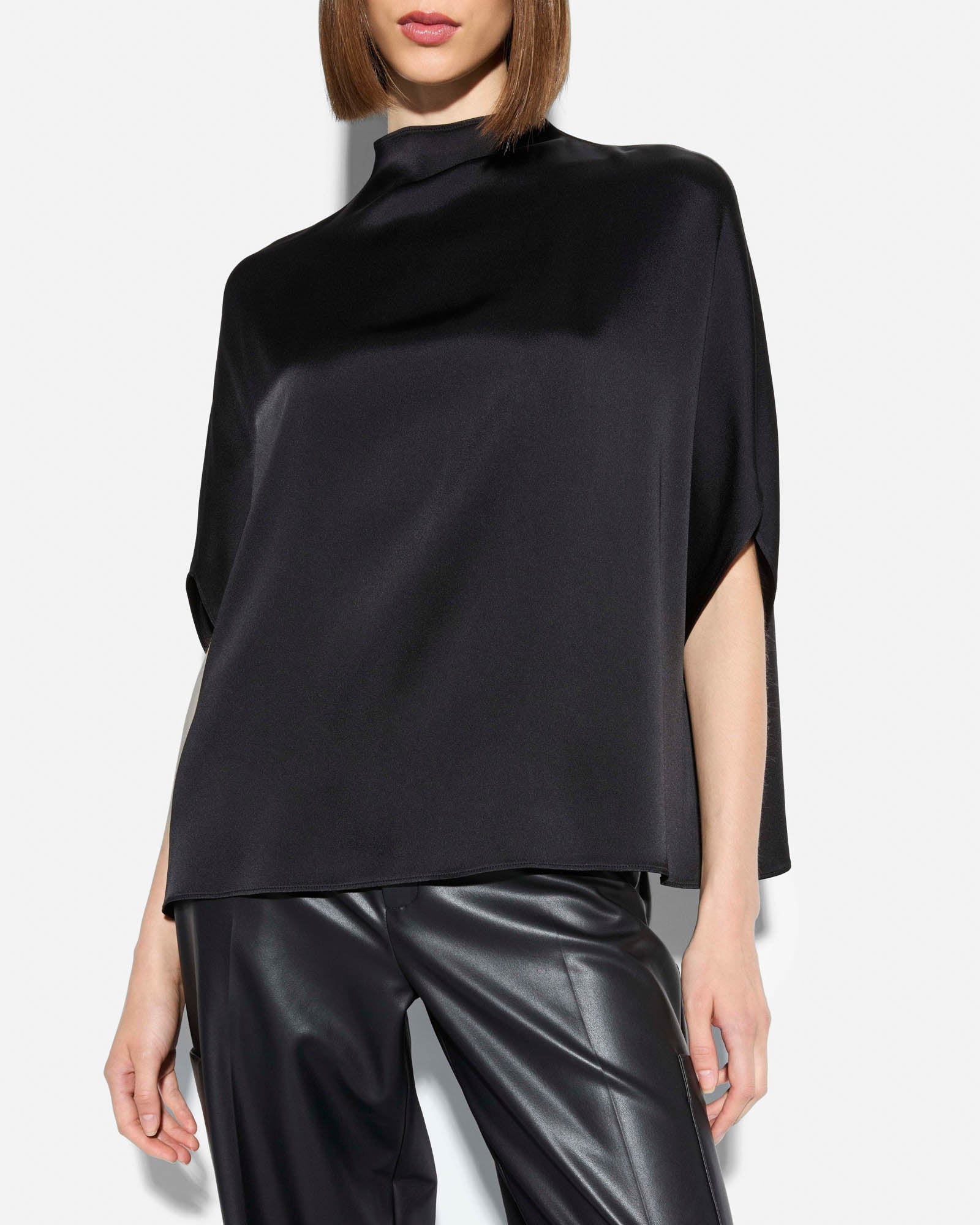 Satin Cape Tee