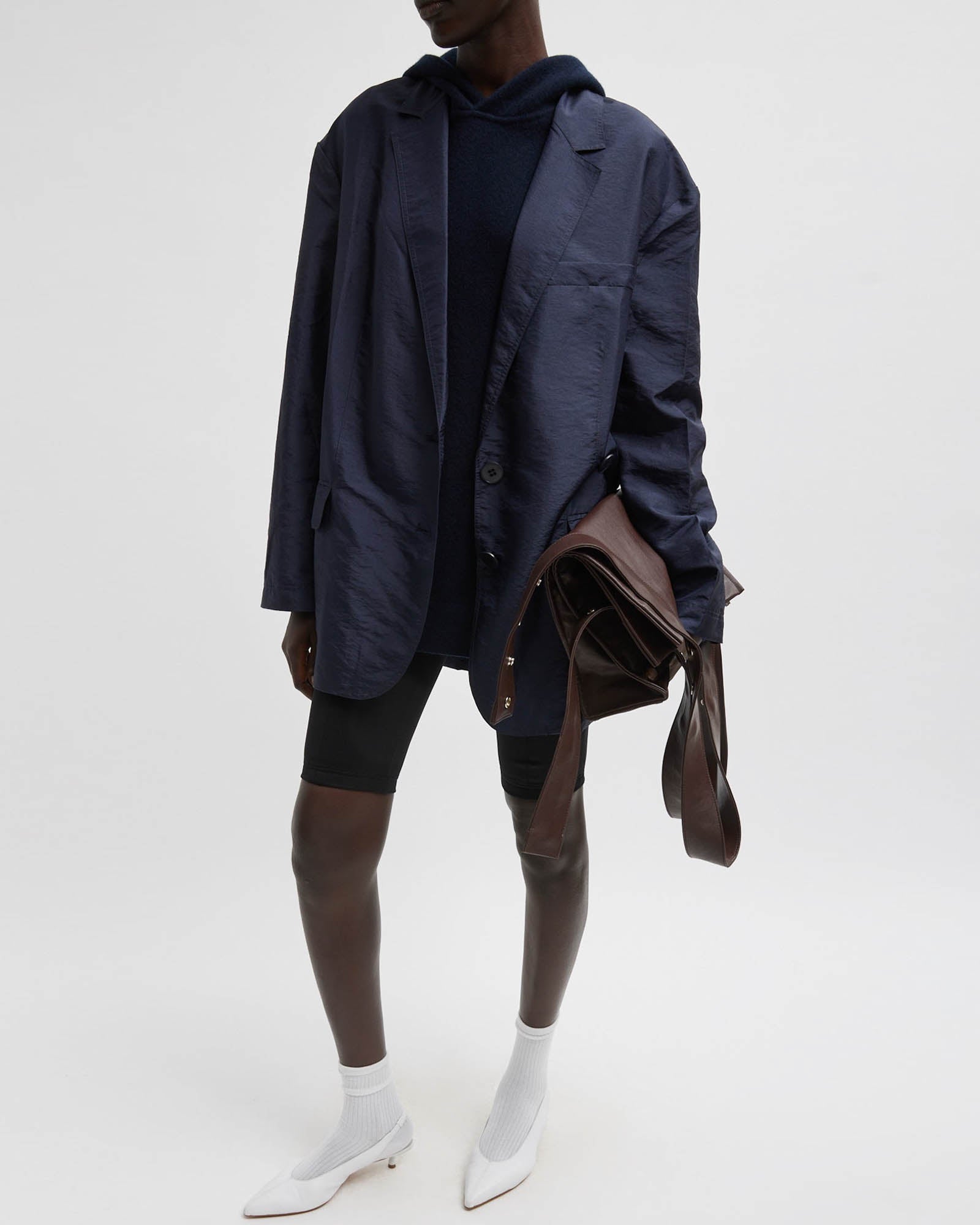 Crispy Nylon Liam Blazer