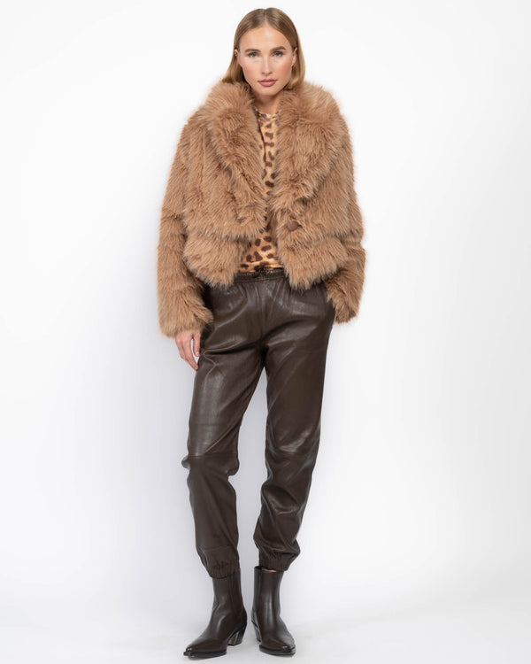 Faux Fur Bomber Jacket