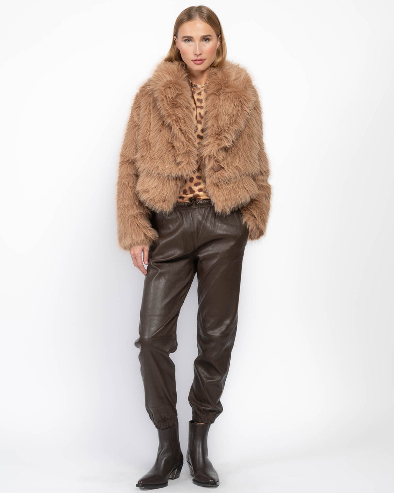 Faux Fur Bomber Jacket