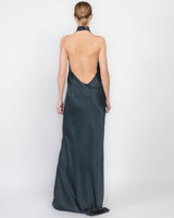 Halter Drape Gown