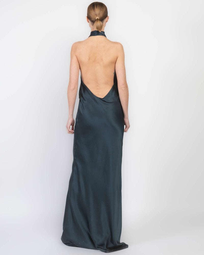 Halter Drape Gown