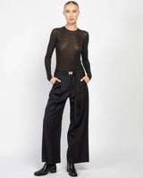 Belted Wide Pants