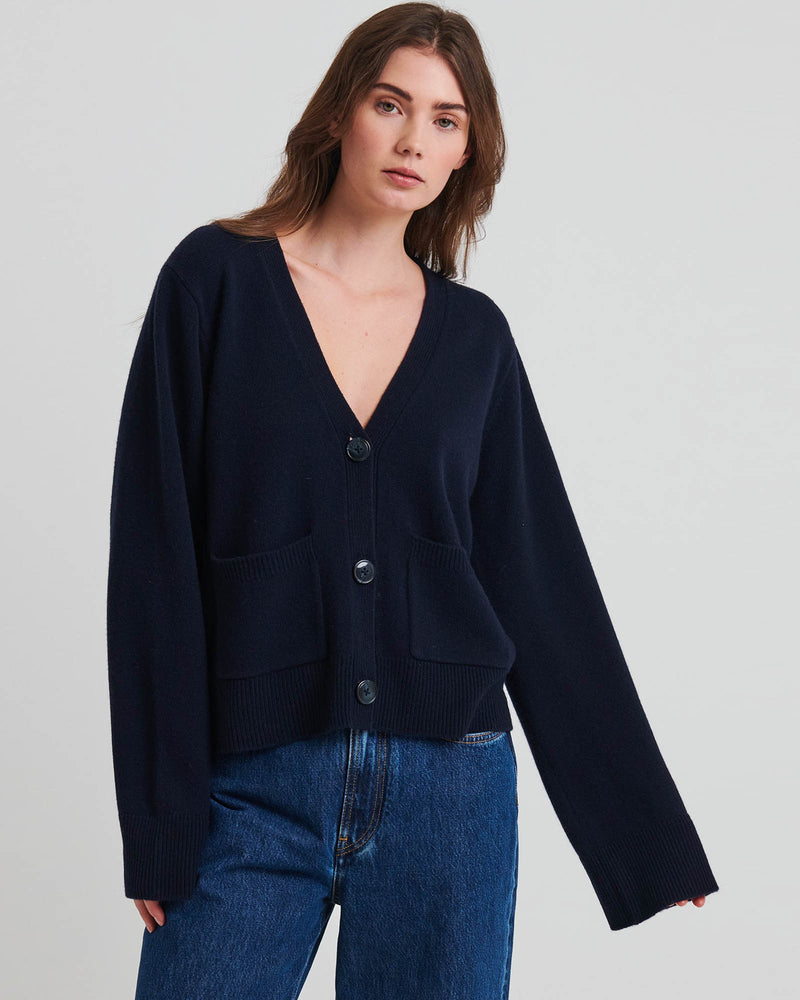 Nano Cashmere Relax Cardigan