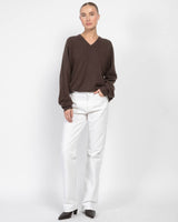 V-Neckline Sweater