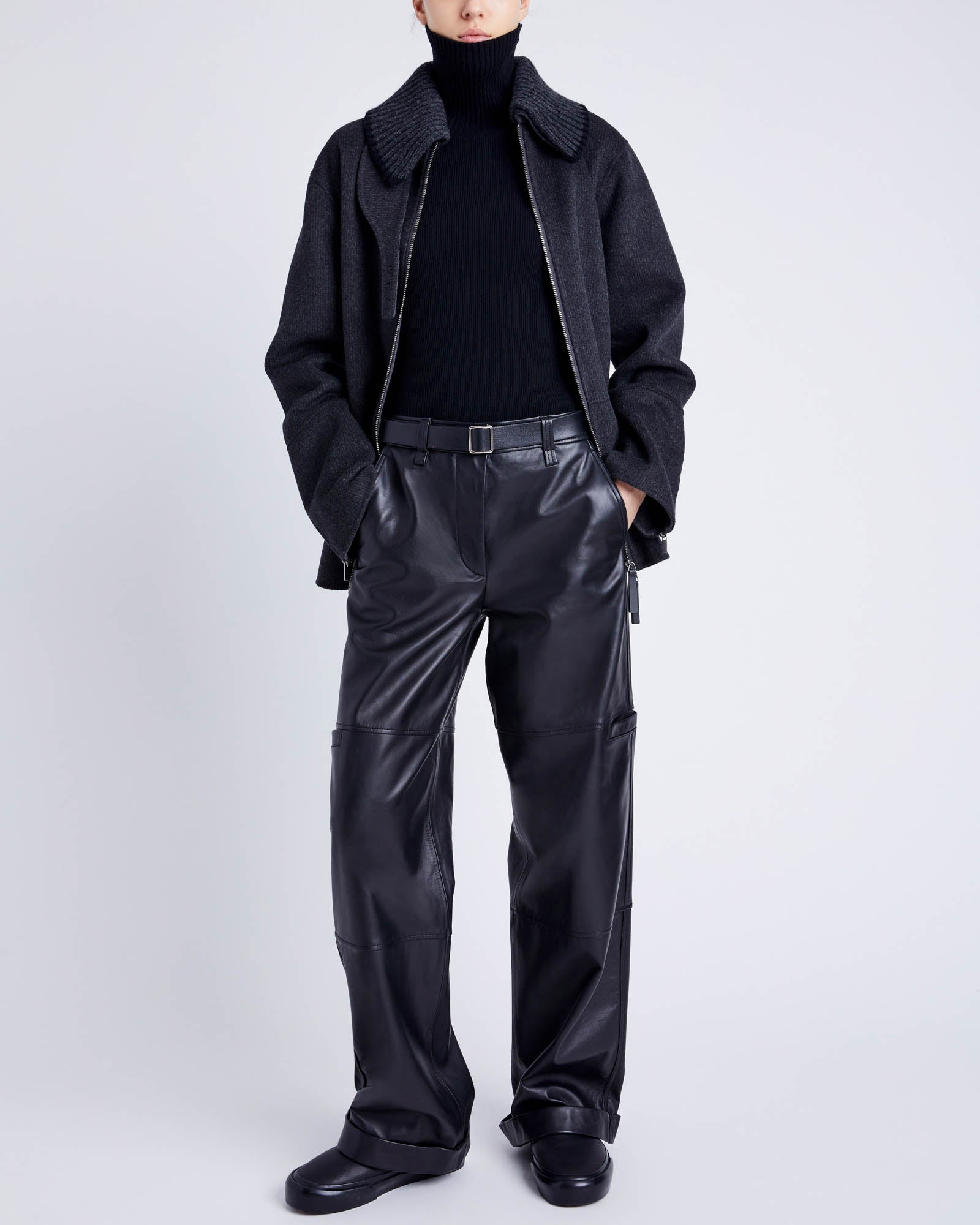 PROENZA SCHOULER WHITE LABEL Mason Leather Pants