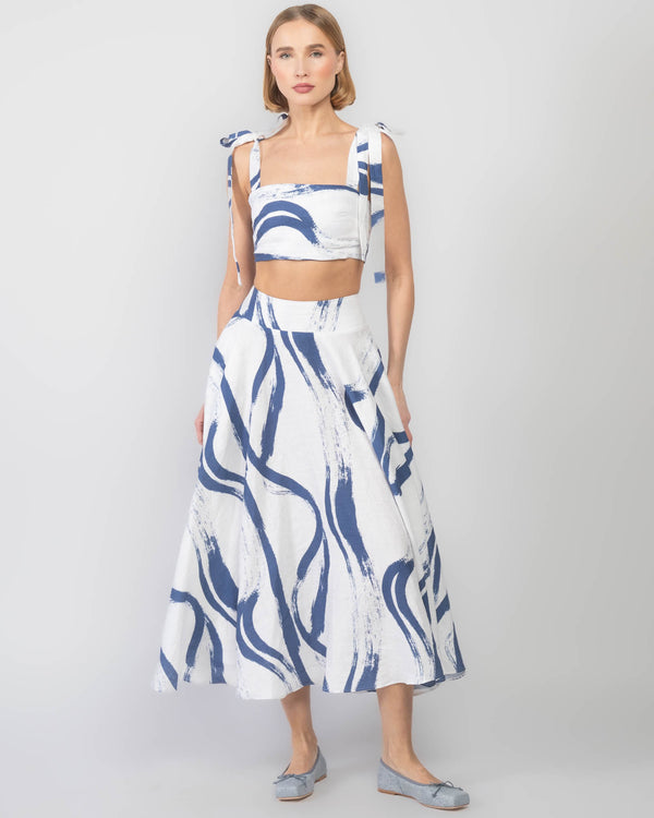 Wave Maxi Skirt