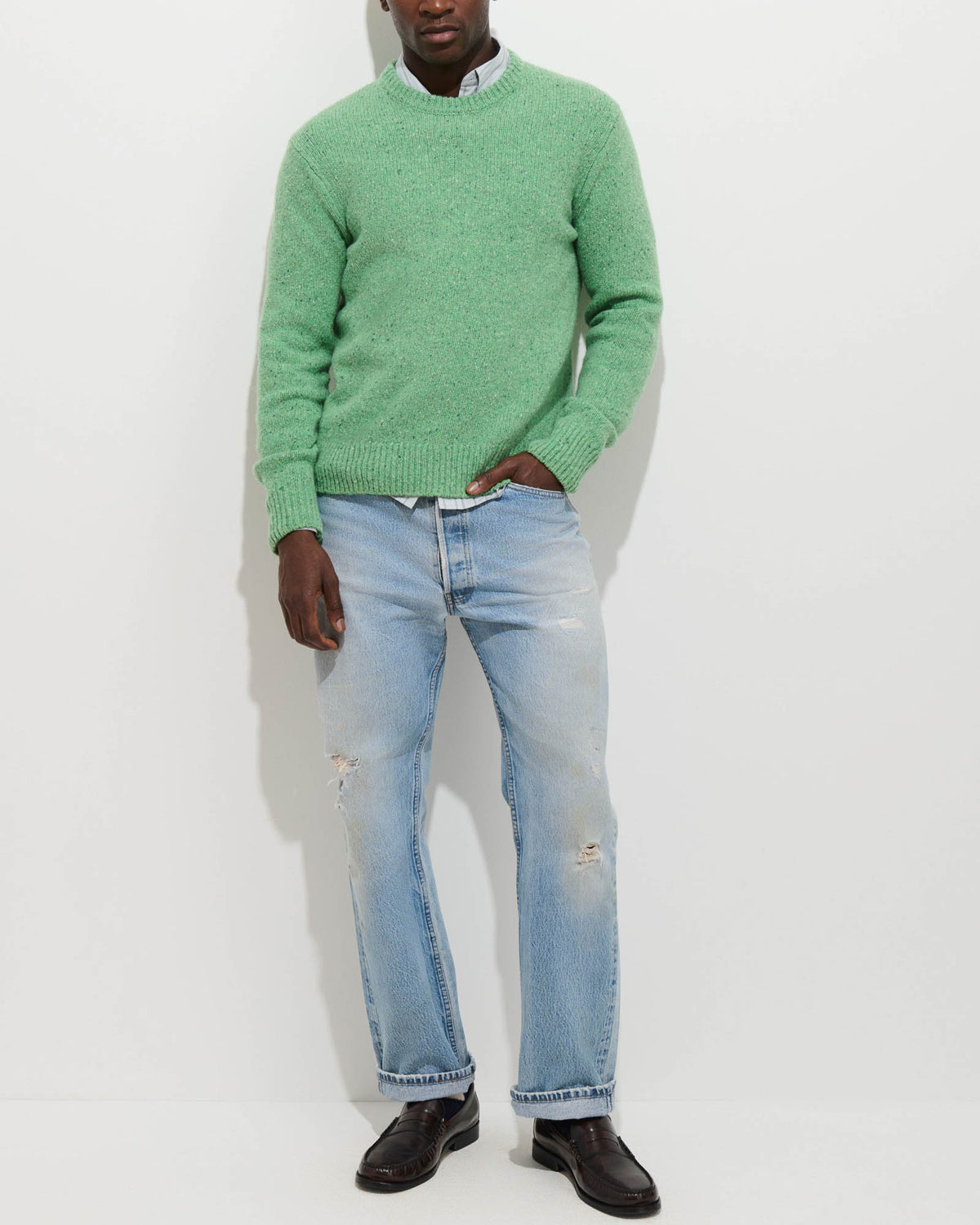 Donegal Crewneck Sweater
