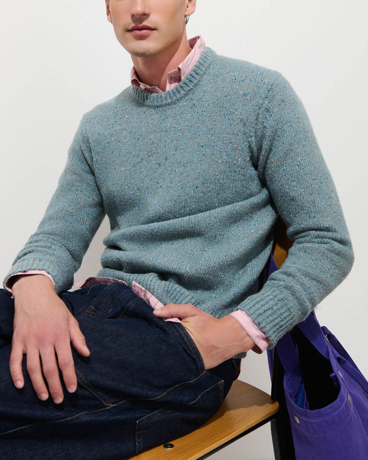 Donegal Crewneck Sweater