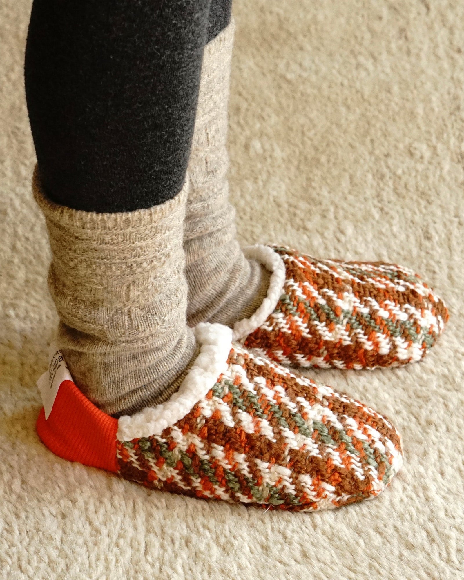 Big Tweed Room Shoes