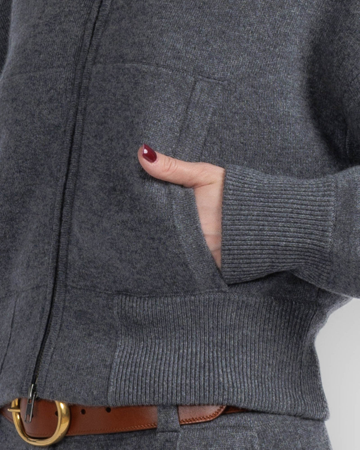 Lilia Zip Cardigan