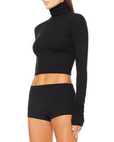 Crop Fit Turtleneck