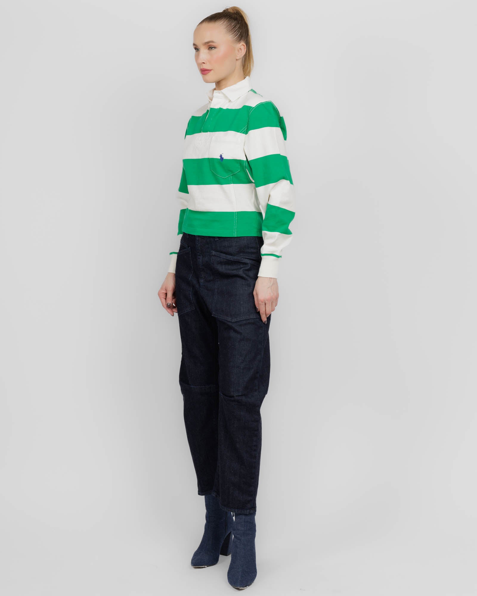 Striped Rugby Polo