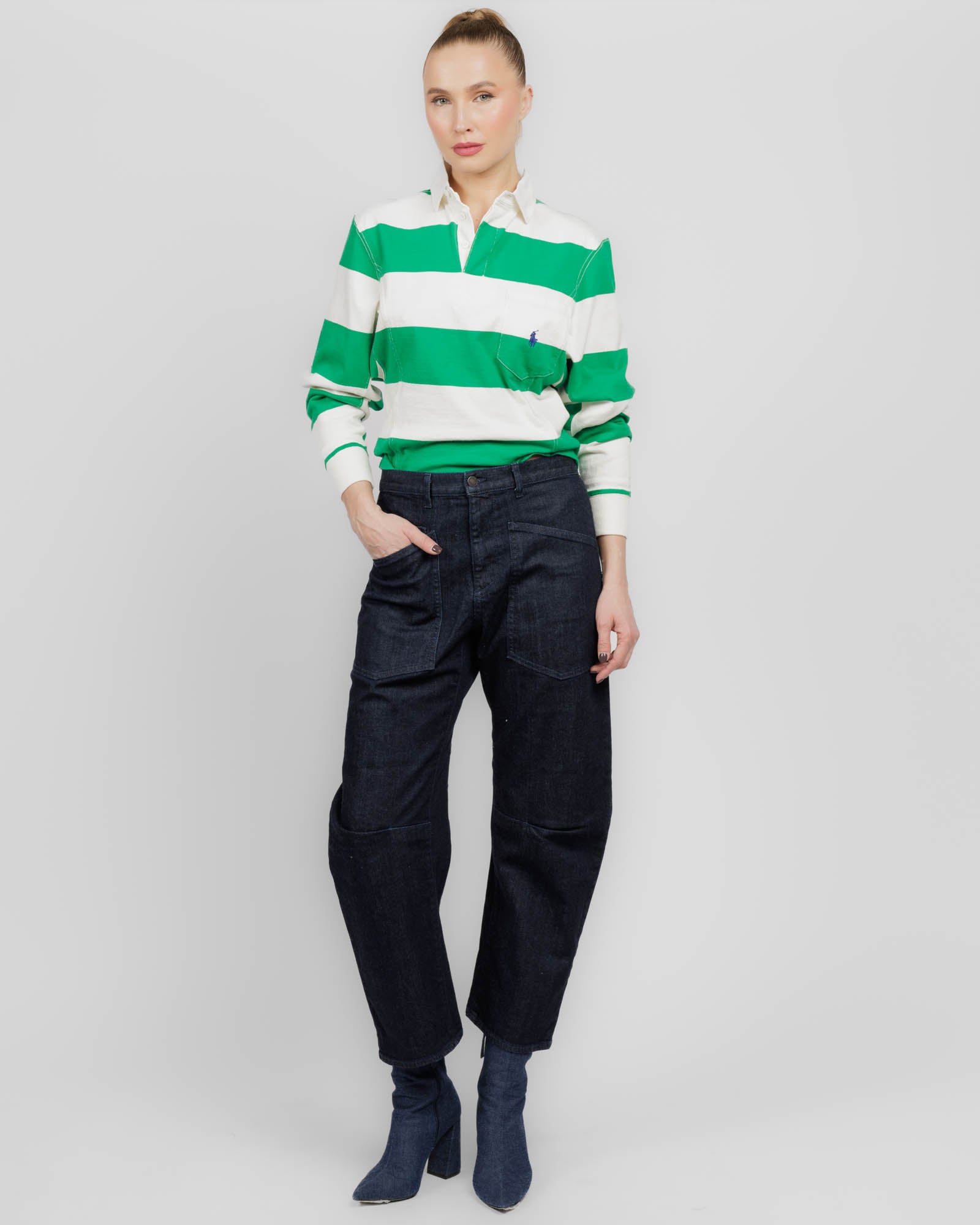 Striped Rugby Polo
