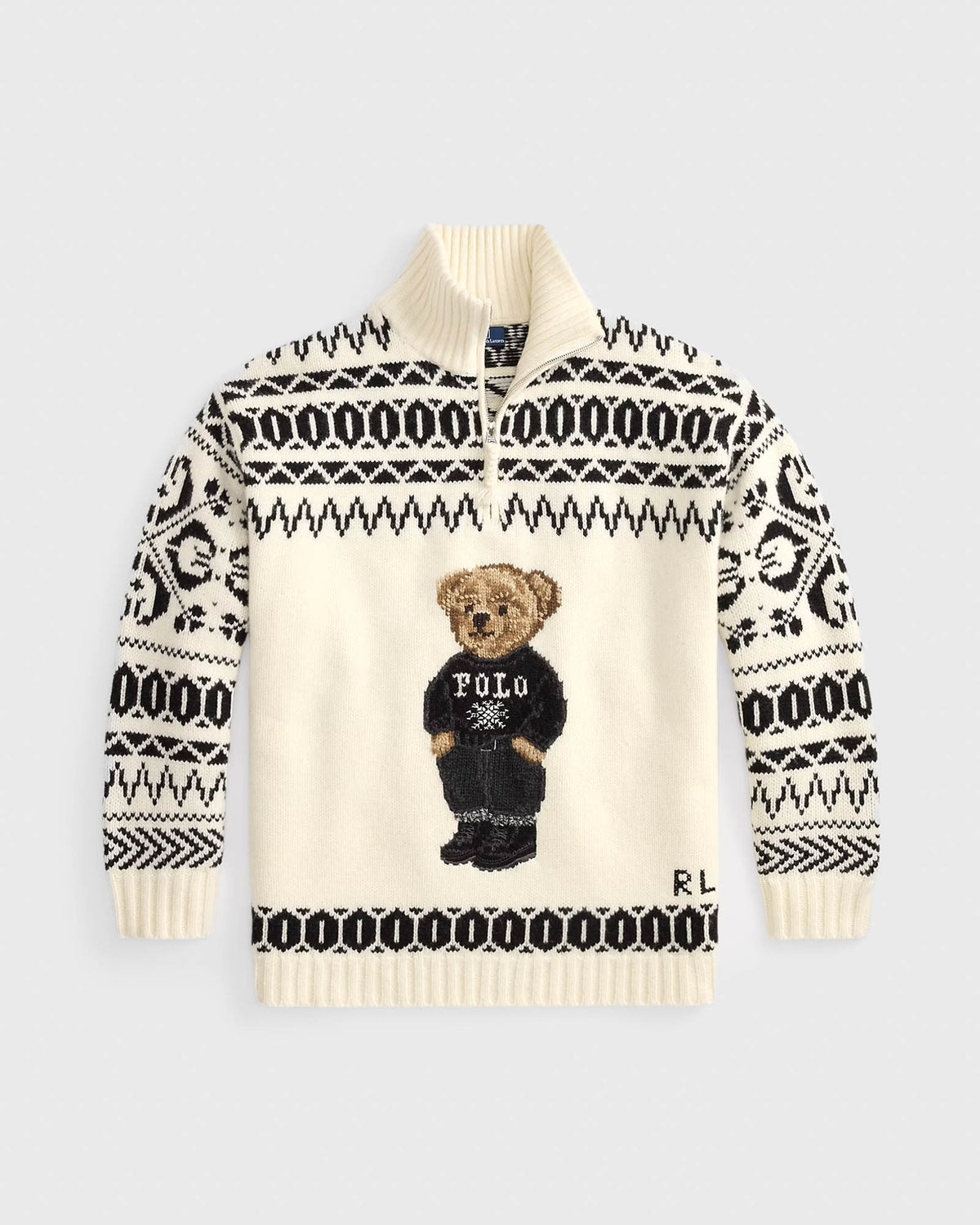 Bear Zip Sweater