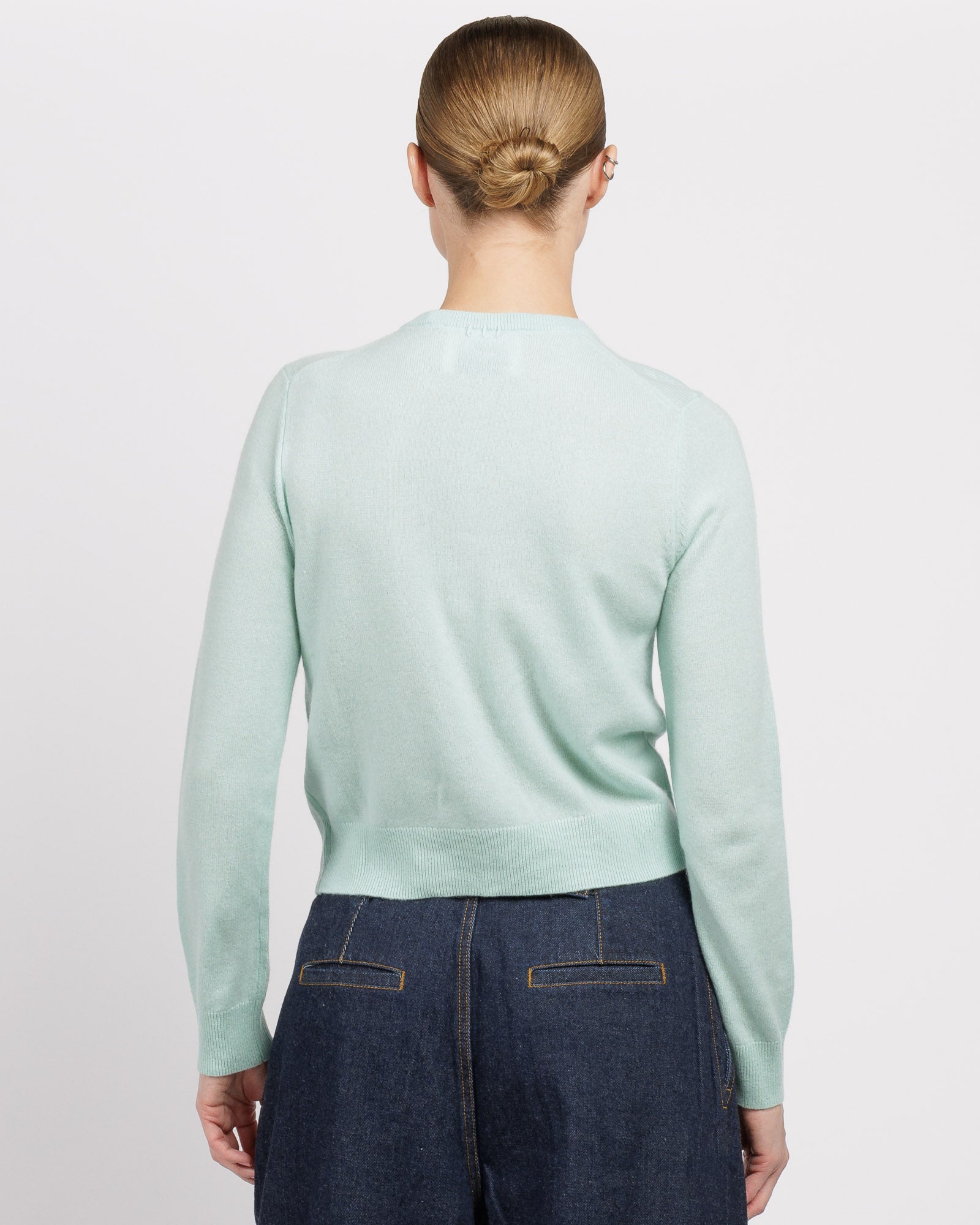 Crew Neck Cardigan
