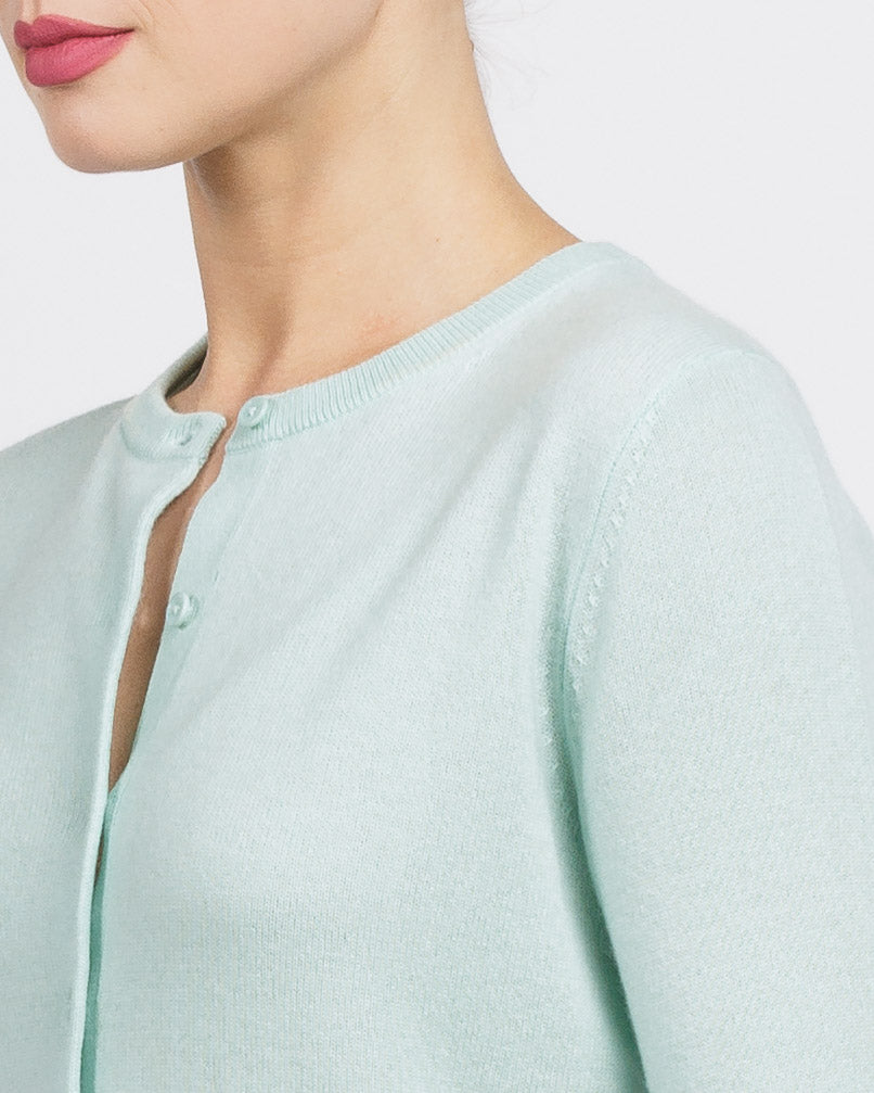 Crew Neck Cardigan