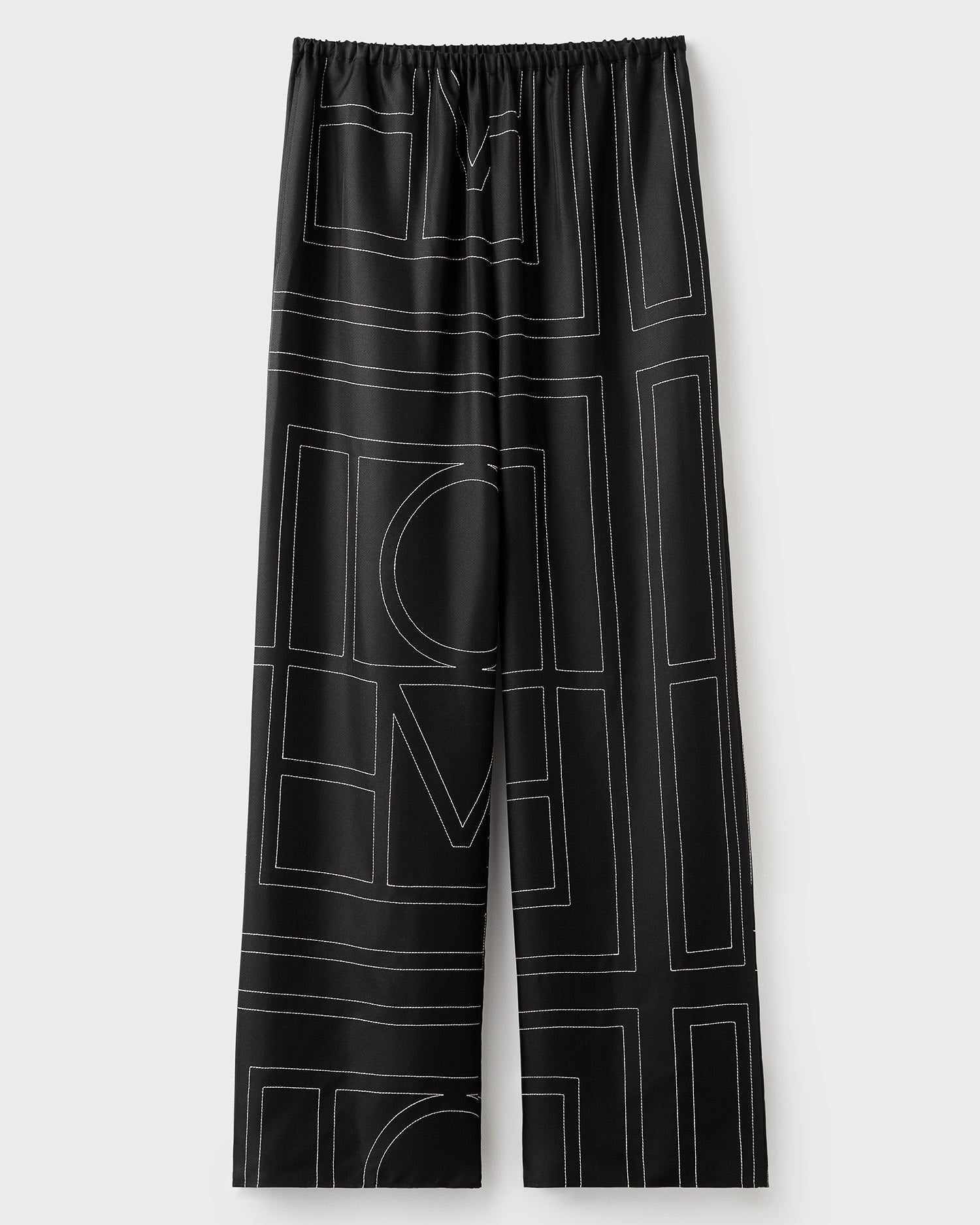 Monogram Silk PJ Bottoms