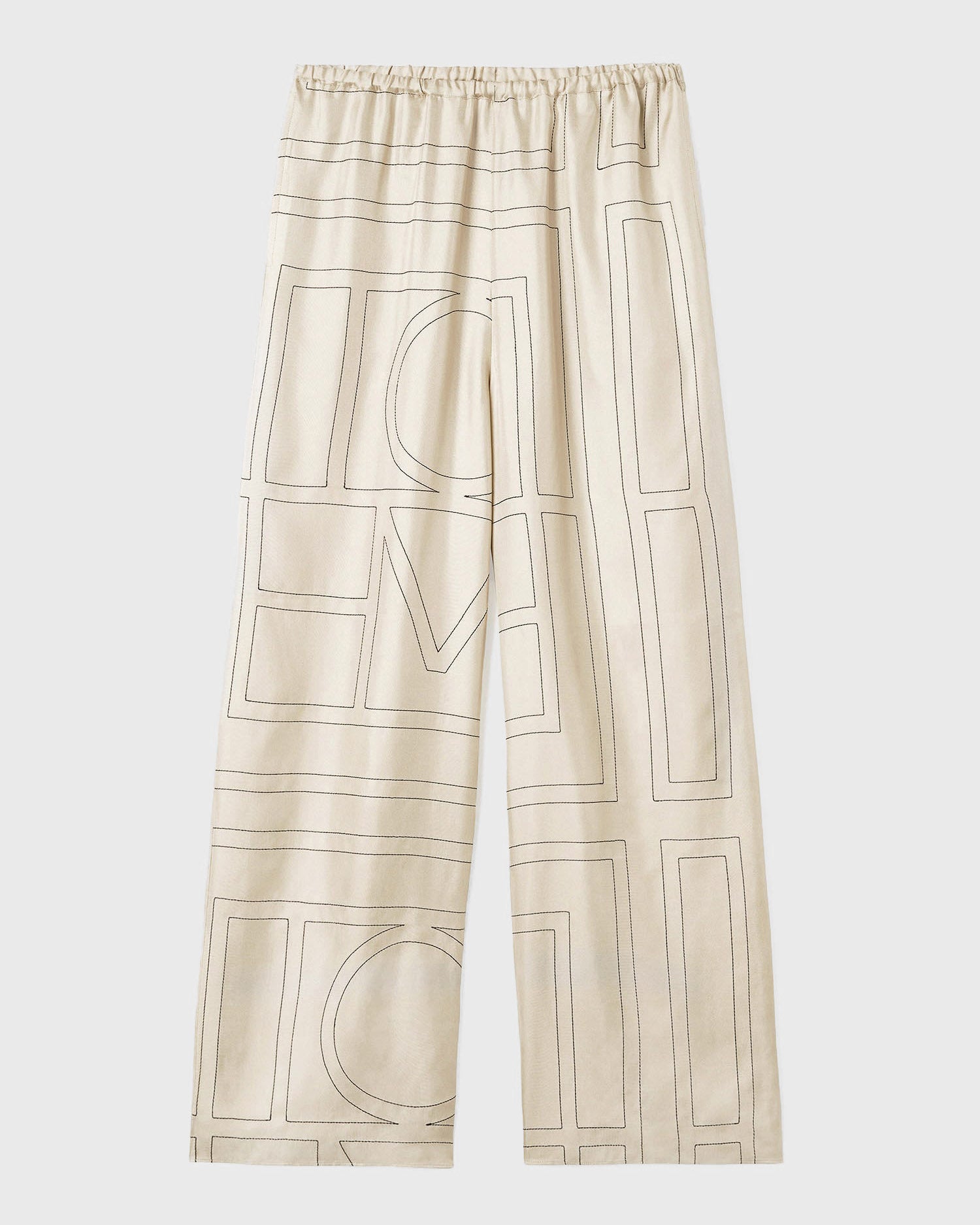 Monogram Silk PJ Bottoms