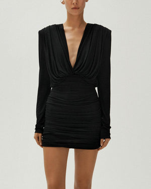 Plunge Neckline Dress