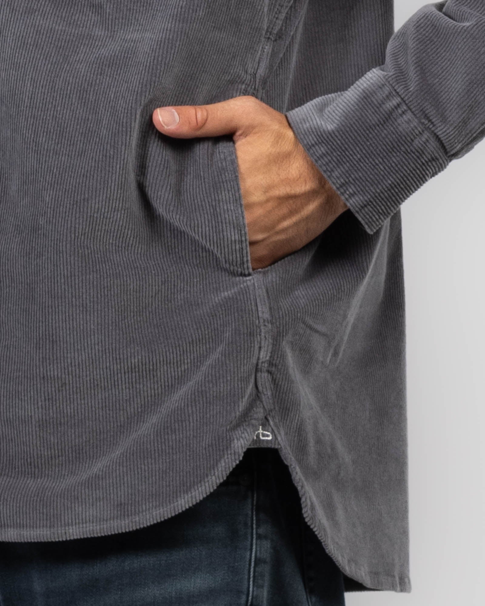 Chemise CPO en velours côtelé