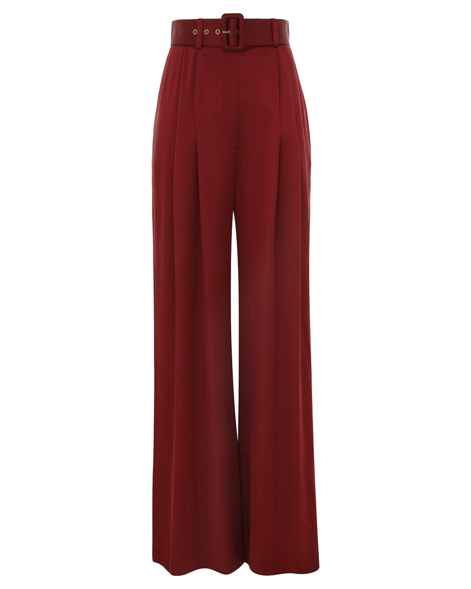 Silk Tuck Trousers
