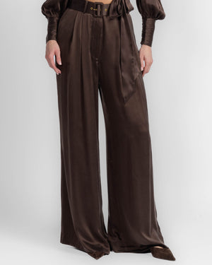 Silk Tuck Pant
