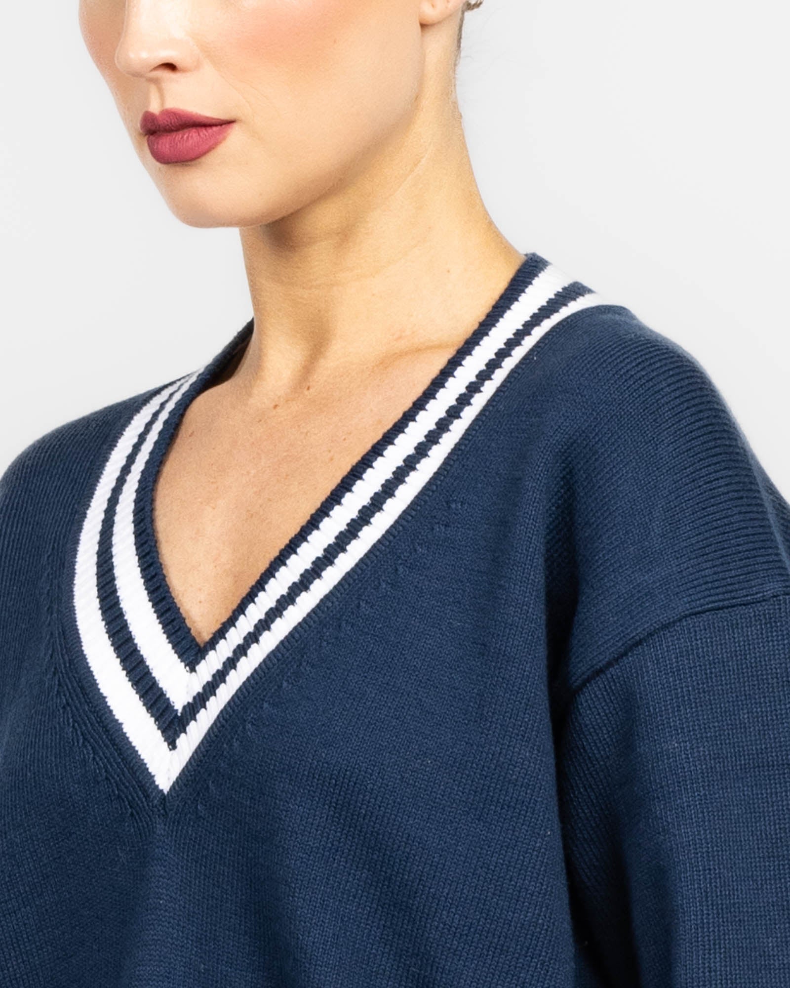 Varsity V-neck
