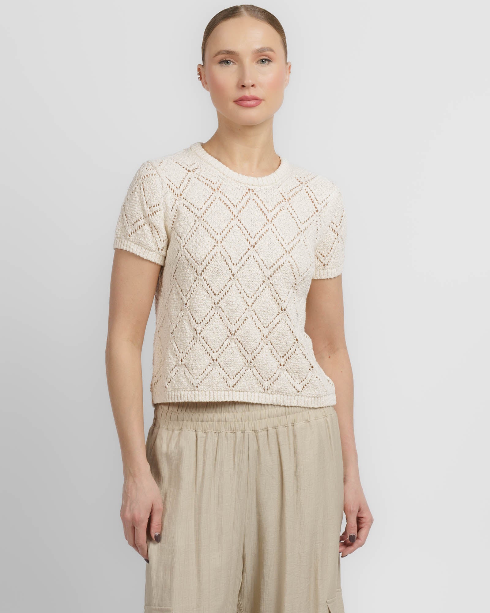 Pointelle Top