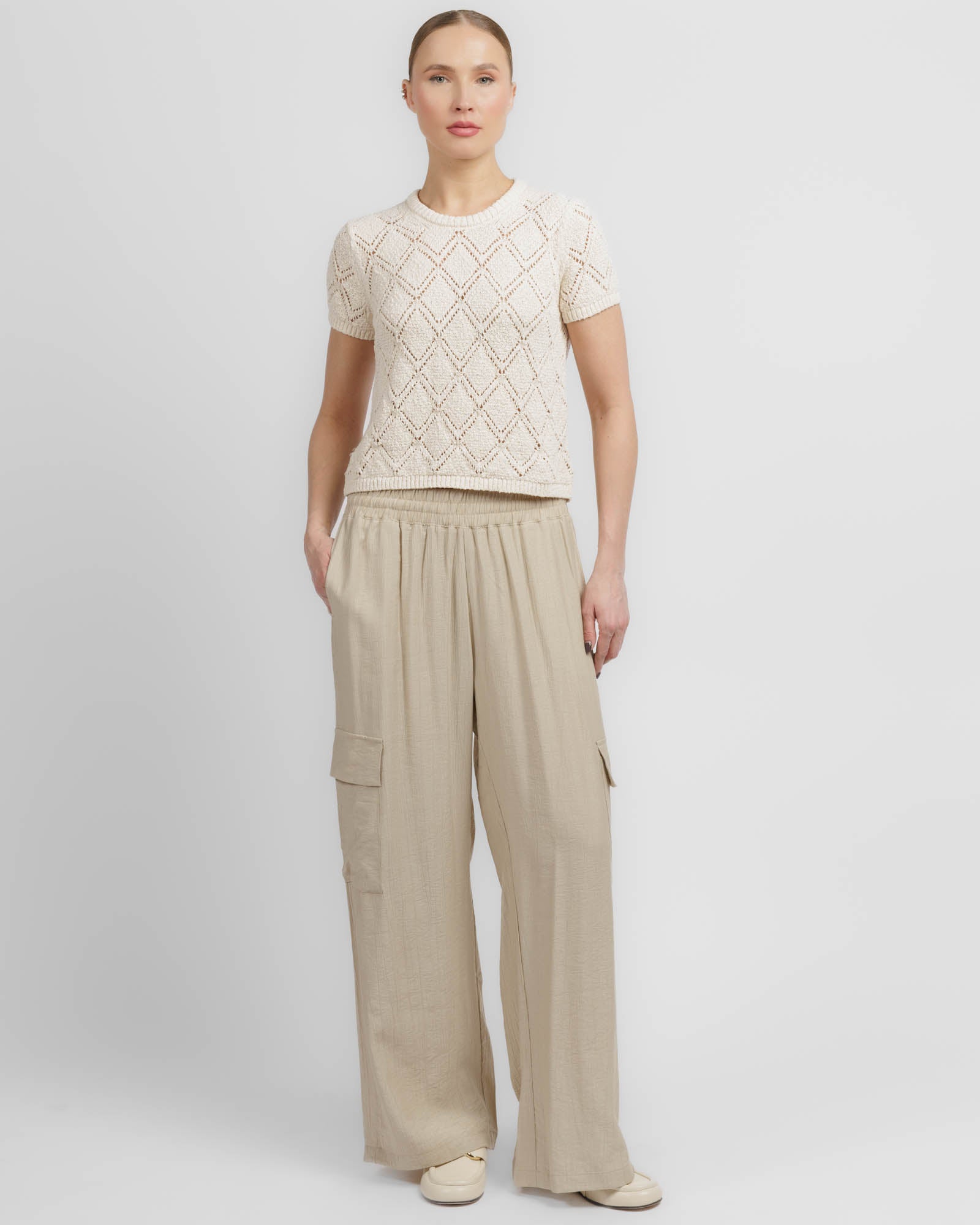 Pointelle Top