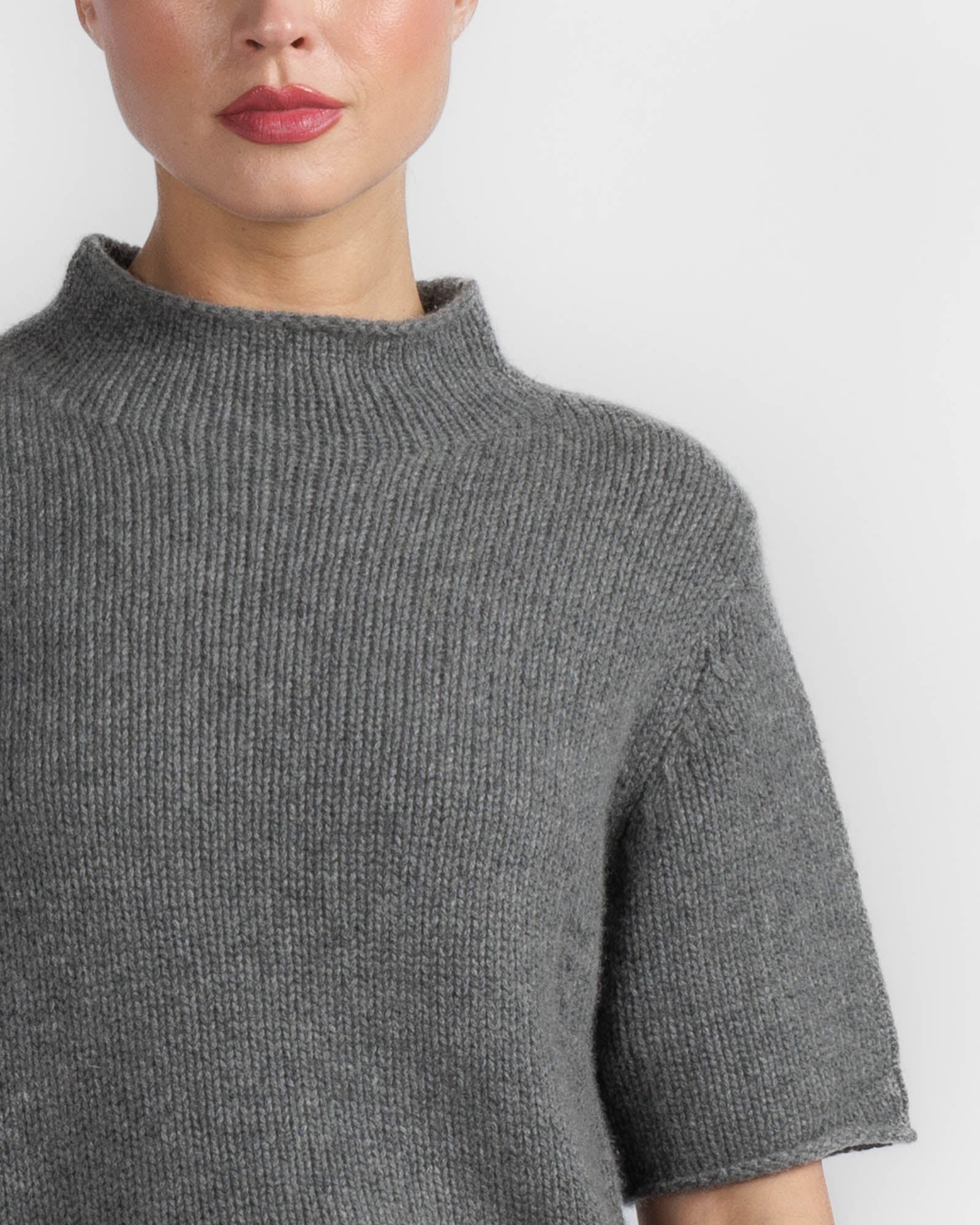 Mock Neck Tee