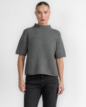 Mock Neck Tee