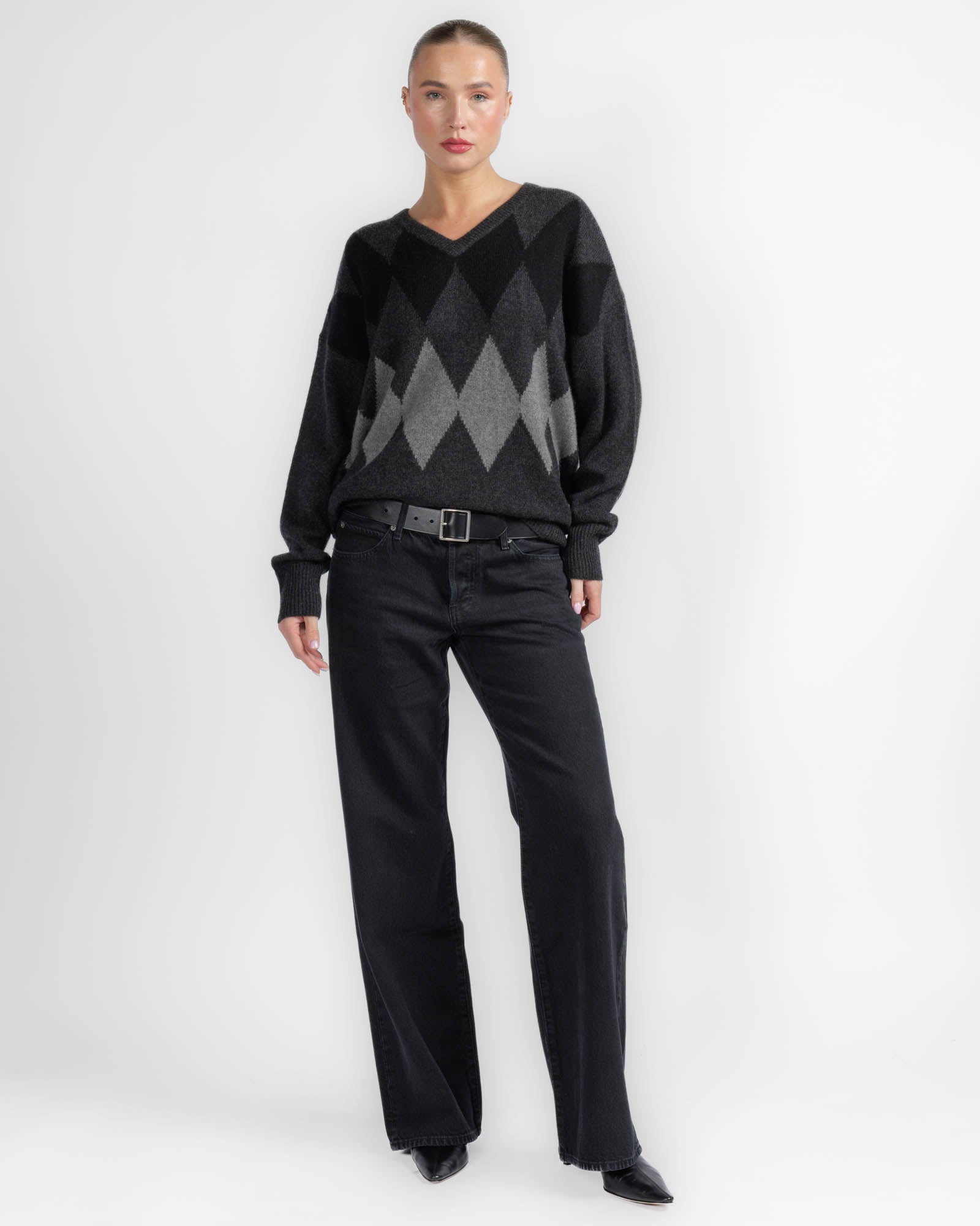 Argyle V-Neck