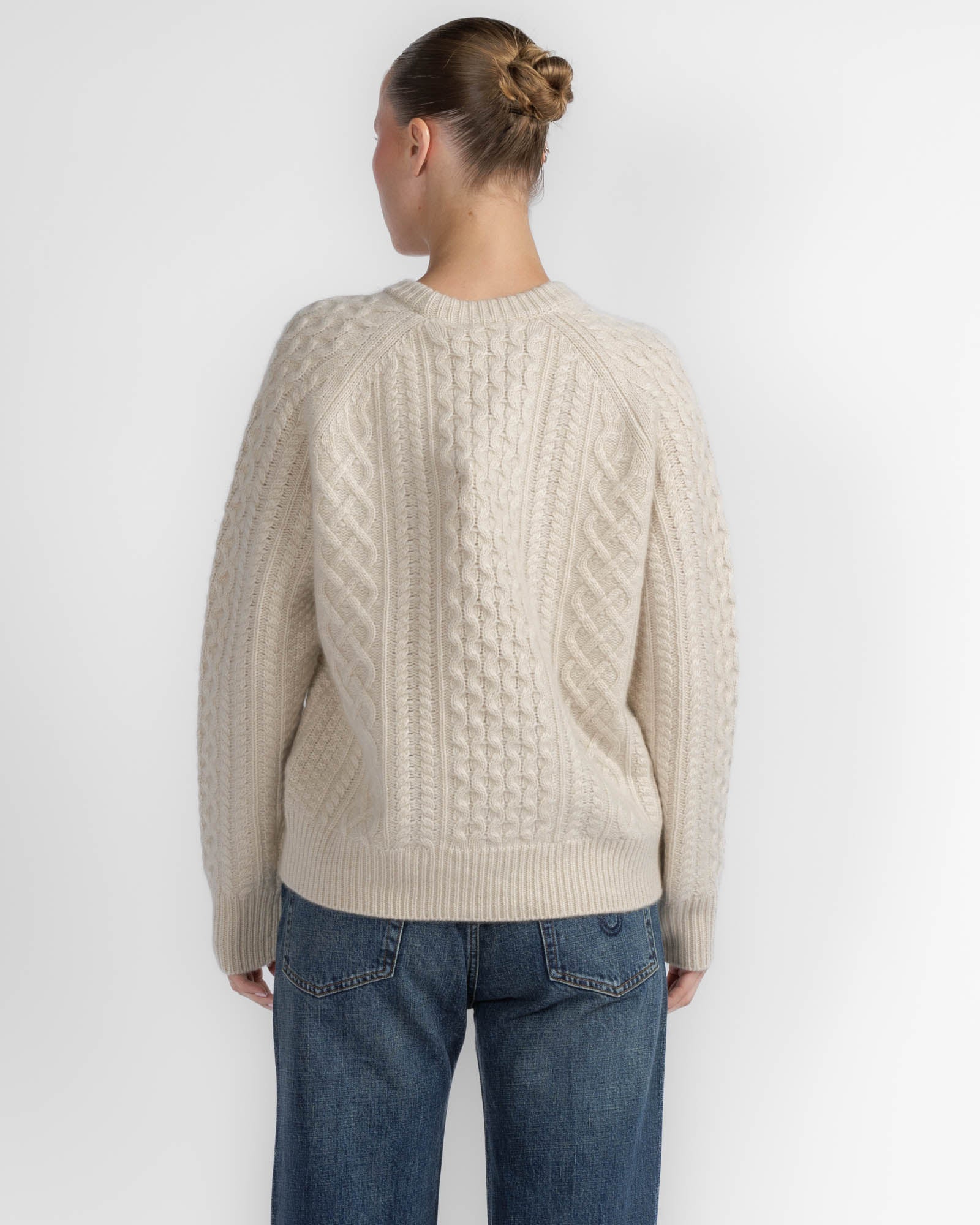 Cable Crewneck
