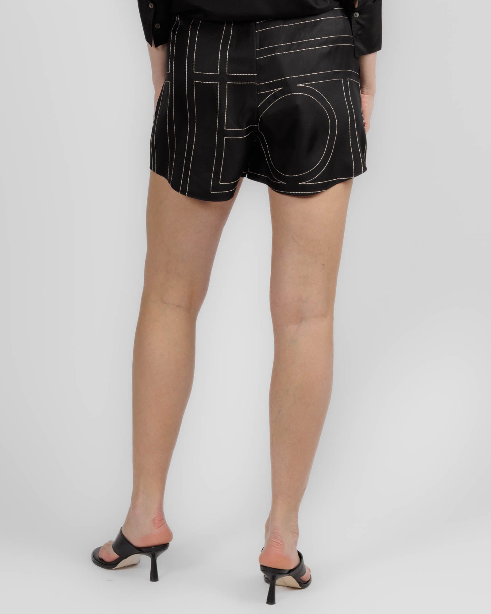 Monogram Silk PJ Shorts