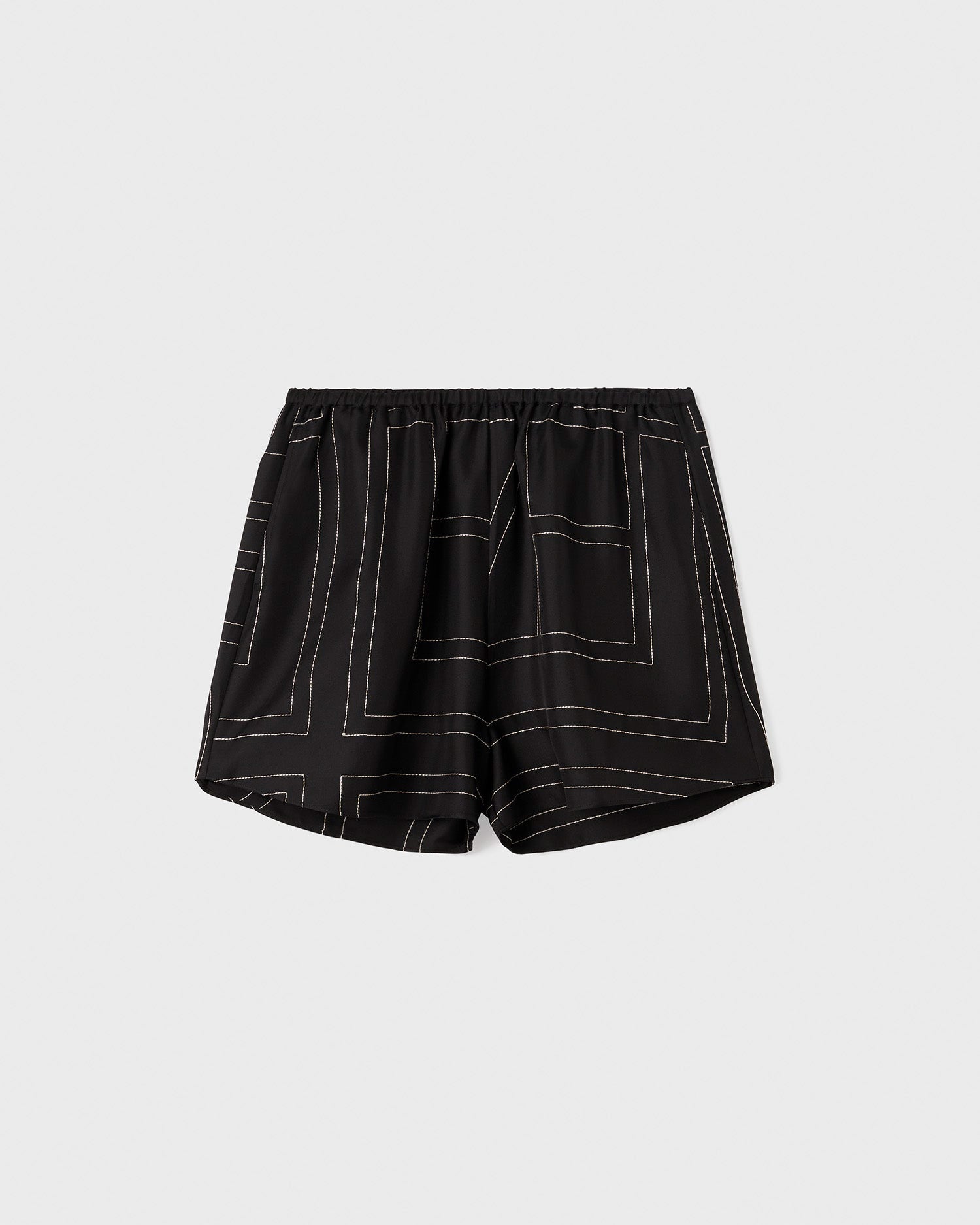 Monogram Silk PJ Shorts
