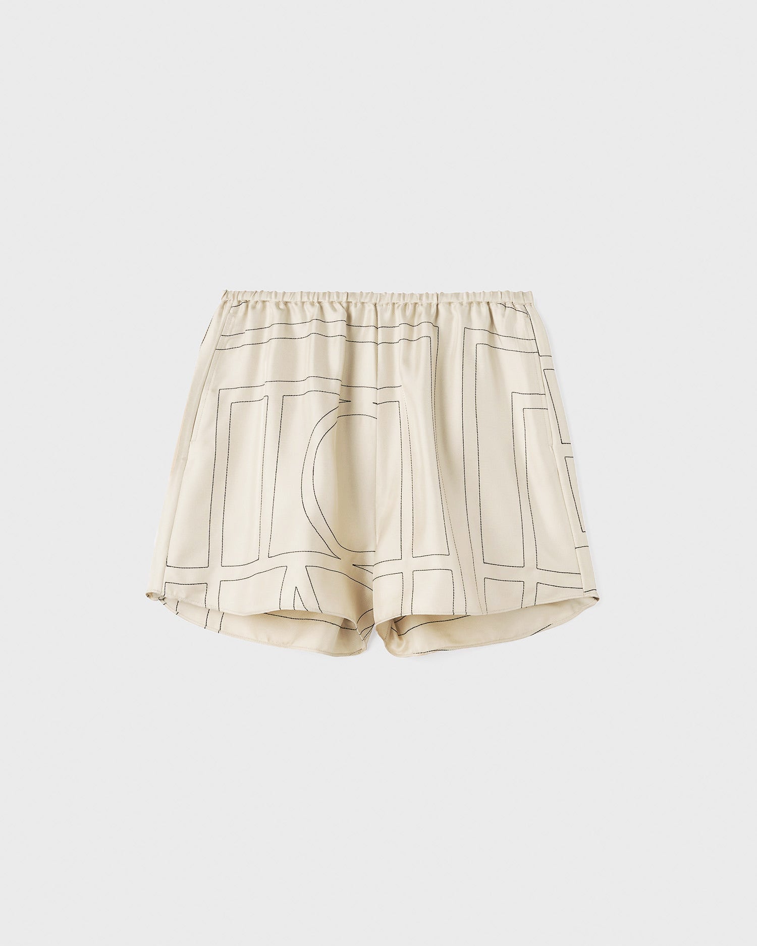 Monogram Silk PJ Shorts