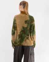 Camel Macro Camouflage Sweater