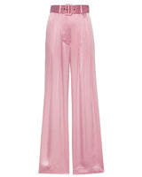 Silk Tuck Pants