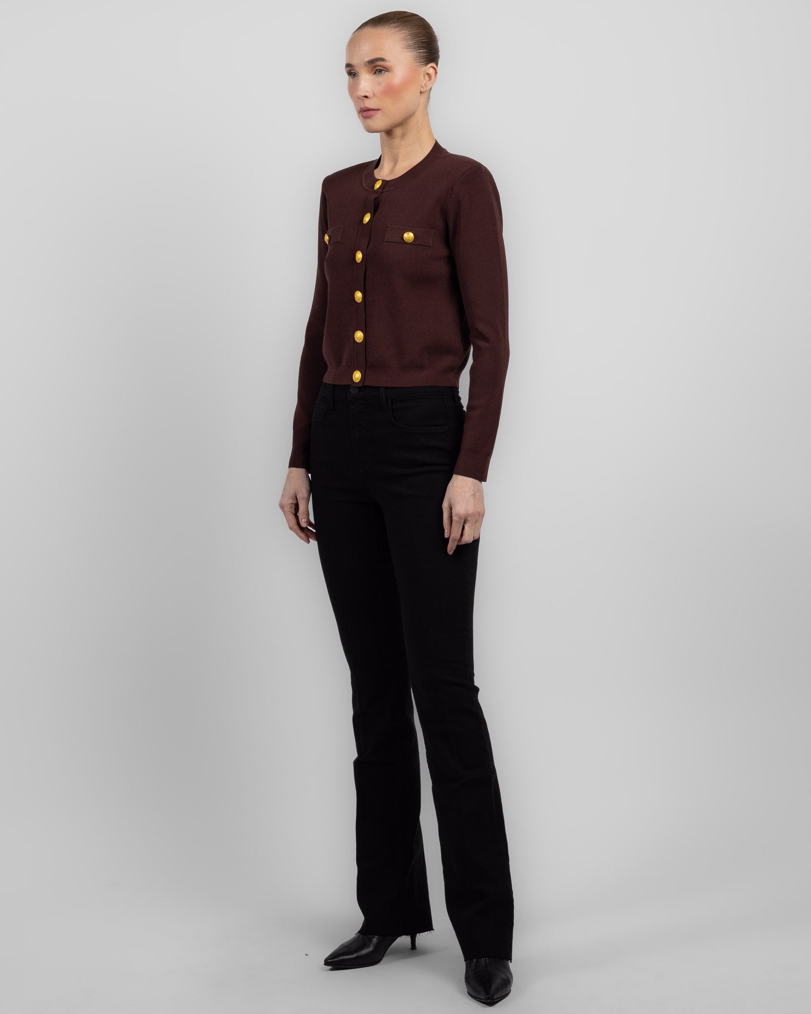 Ruth High Rise Raw Hem Jeans