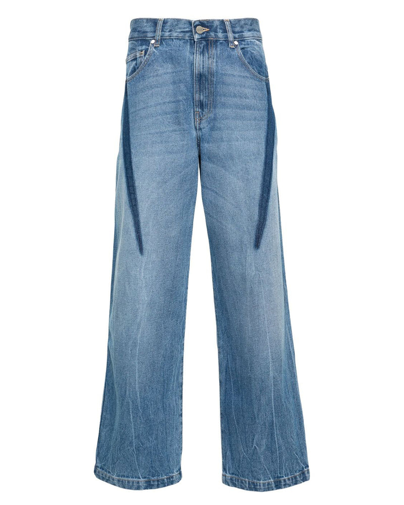 Slouchy Darted Jeans