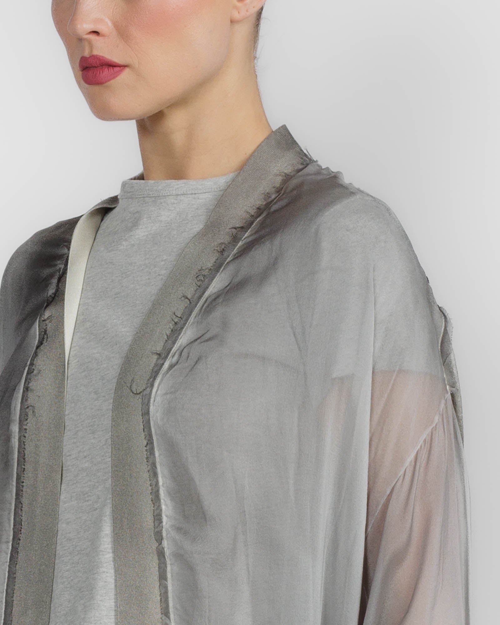 Painted Chiffon Cardigan