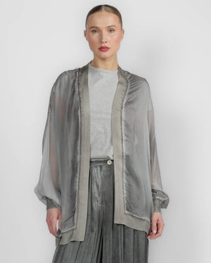 Painted Chiffon Cardigan