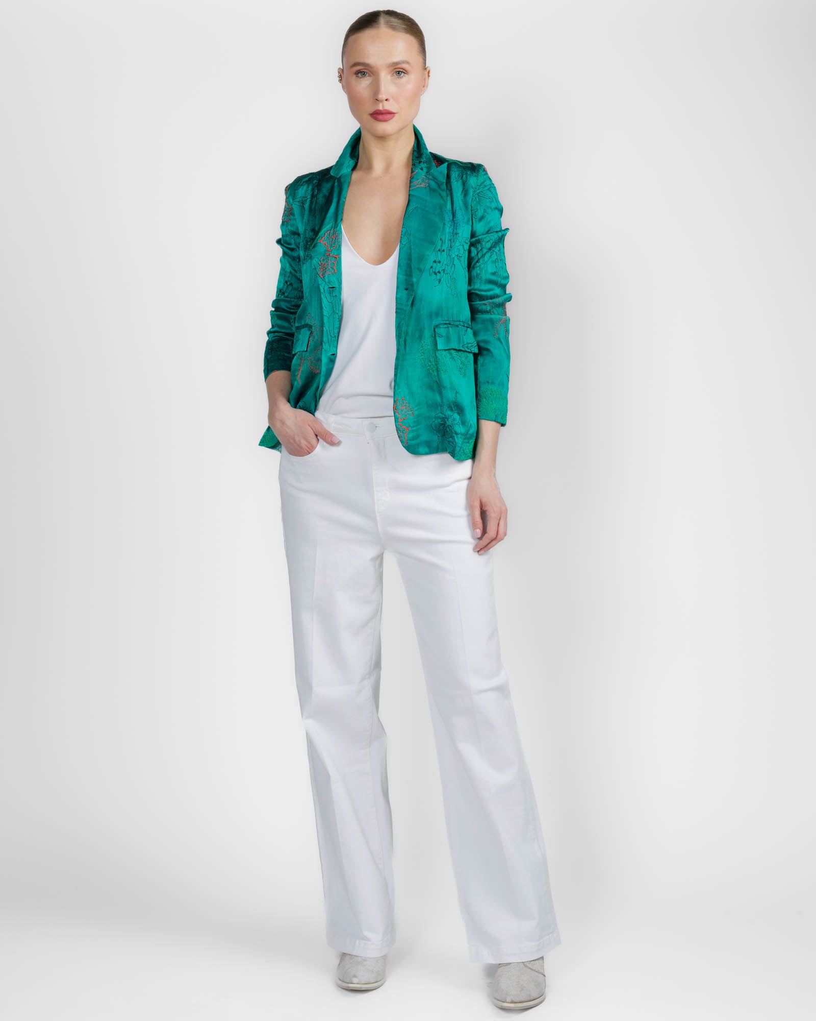 Poppy Embroidered Jacket