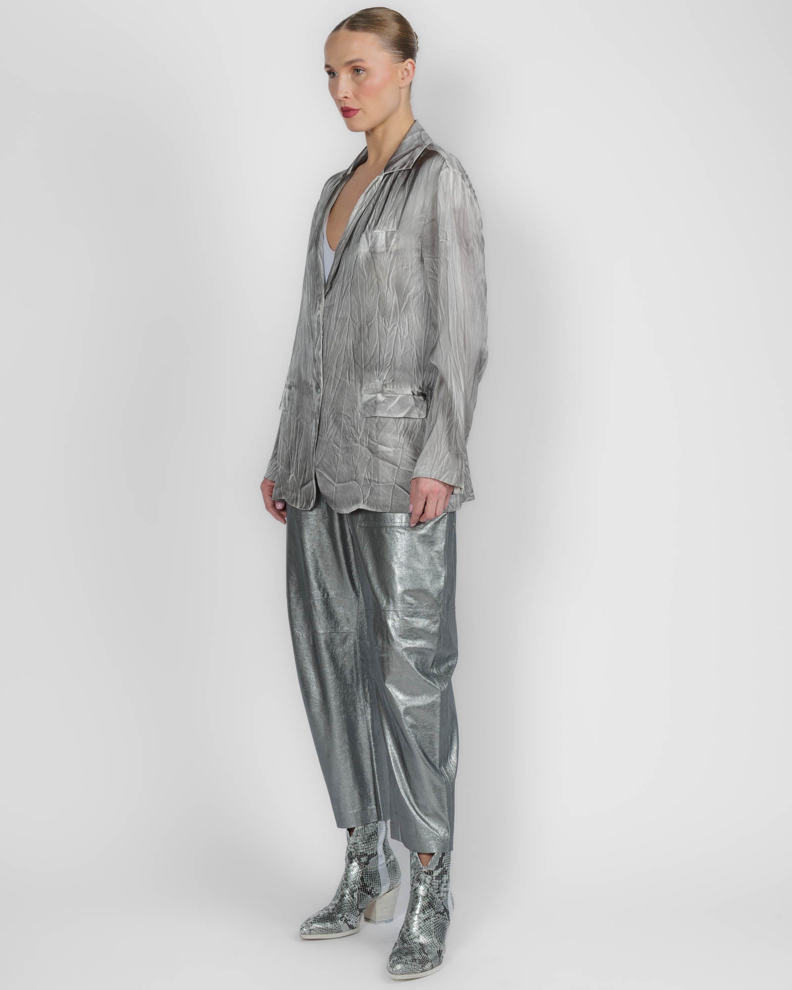 Crumpled Effect Jacket