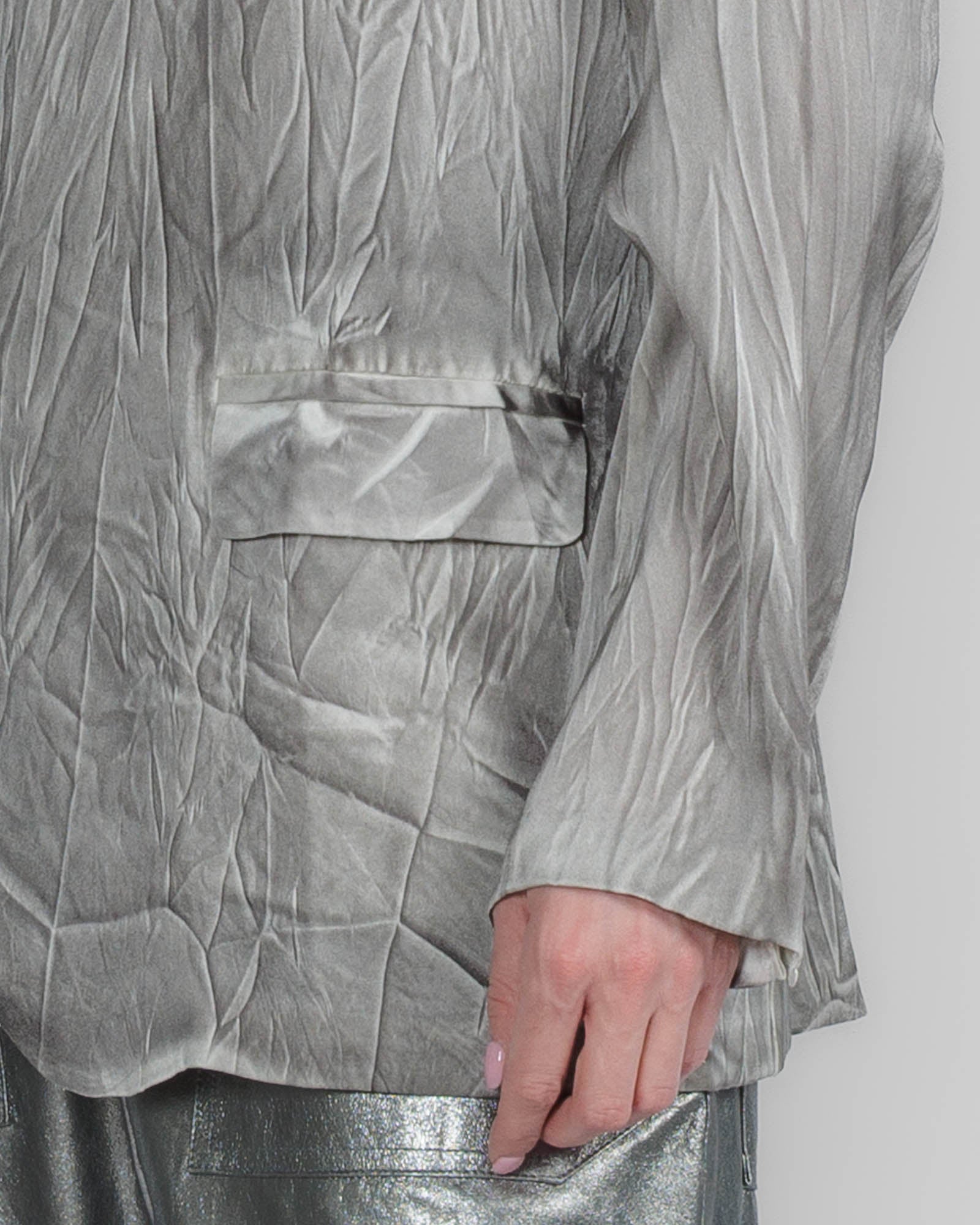 Crumpled Effect Jacket