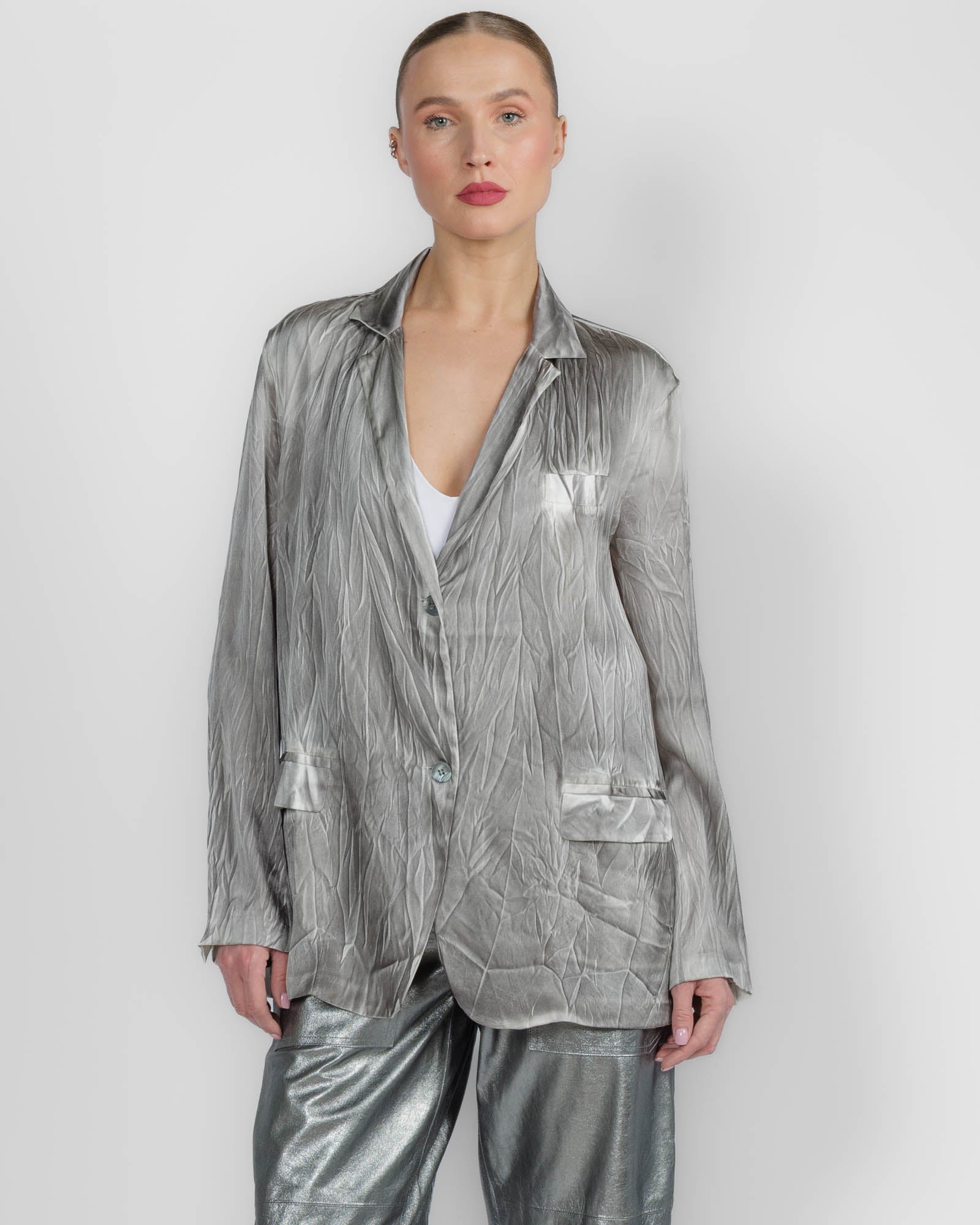 Crumpled Effect Jacket