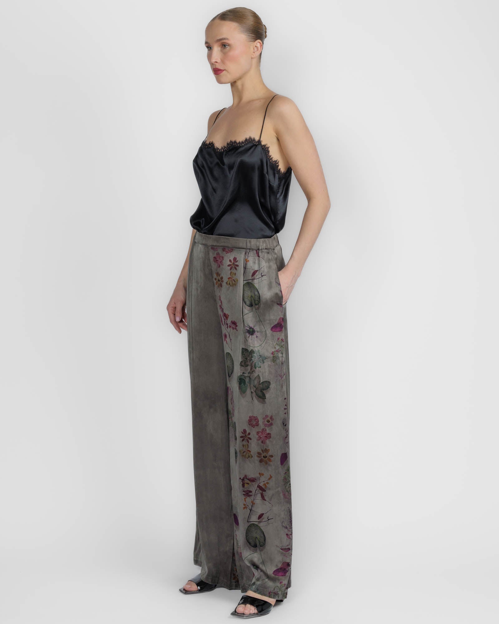 Patchwork Palazzo Pant