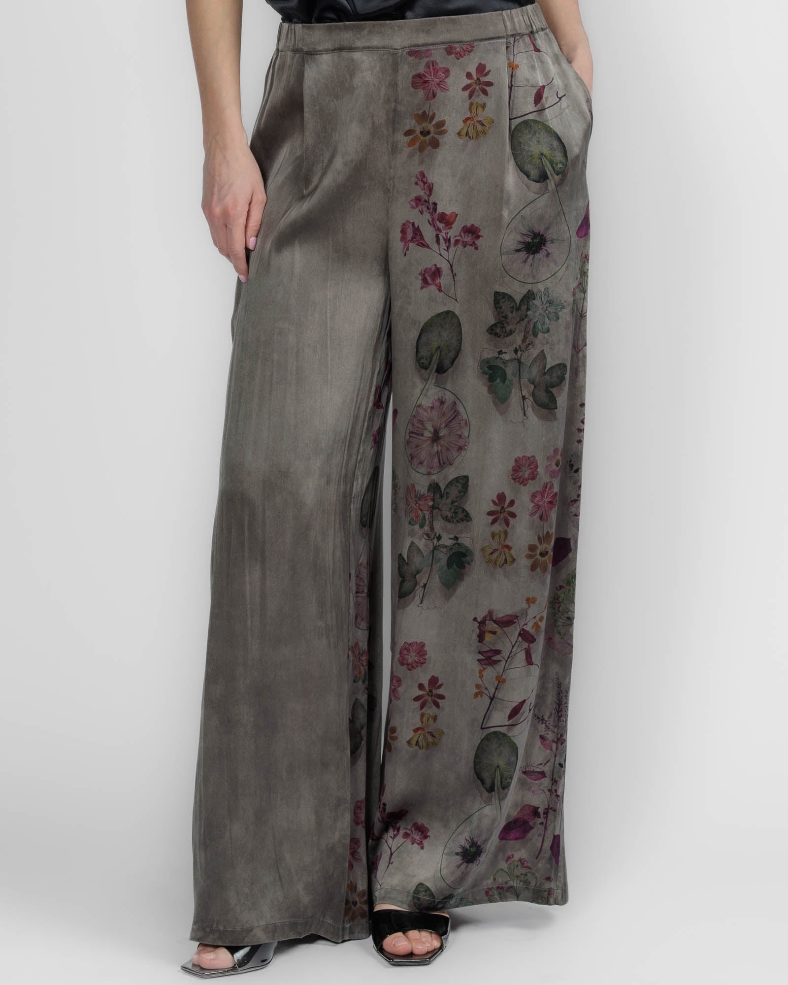 Patchwork Palazzo Pant