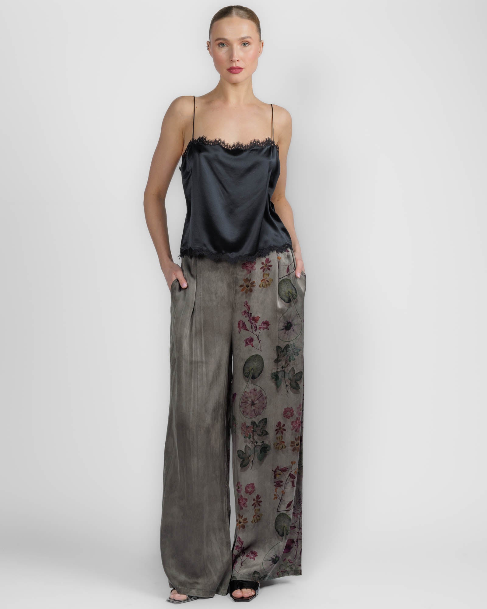 Patchwork Palazzo Pant